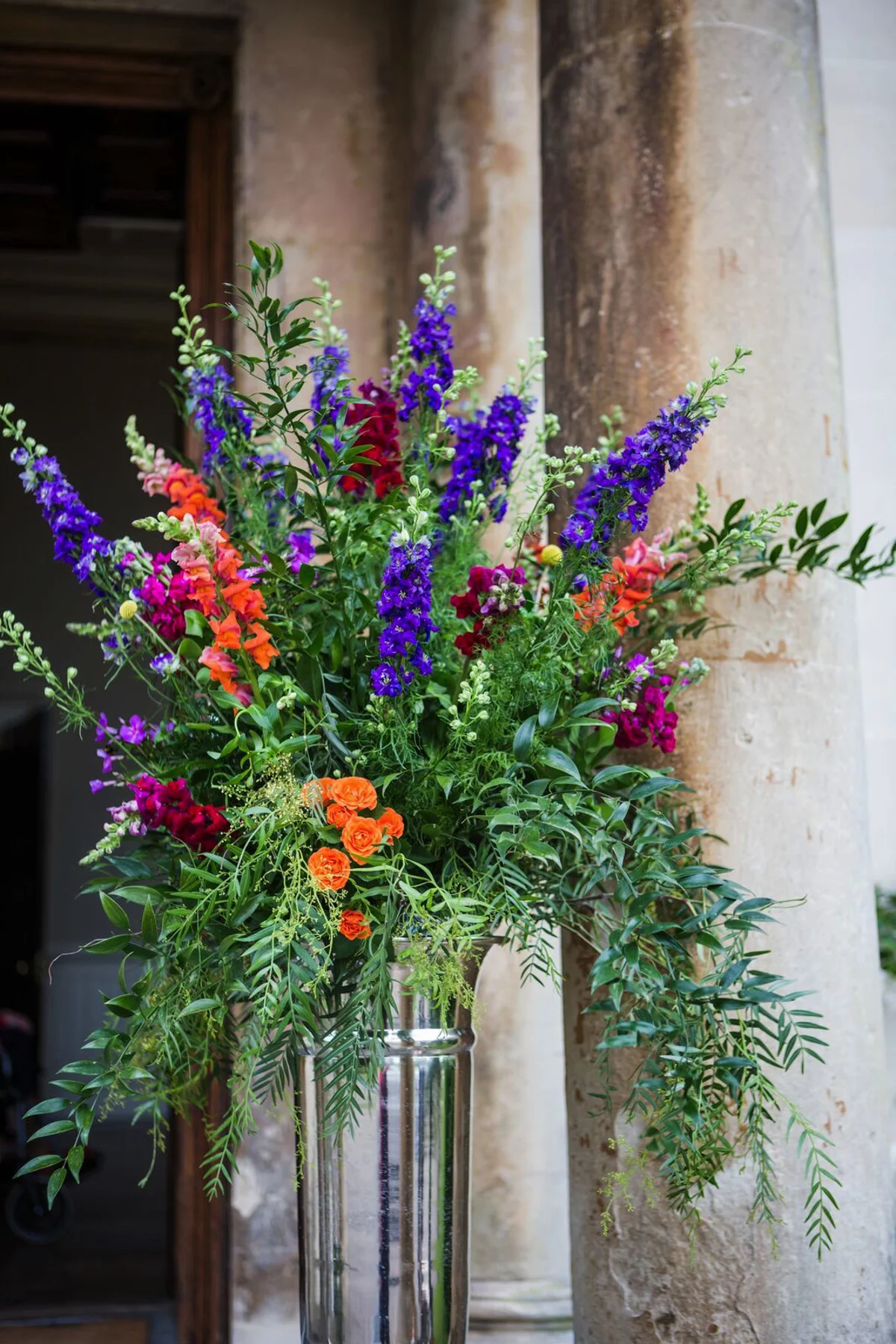 Cris Matthews Purple Flowers Wedding Trends