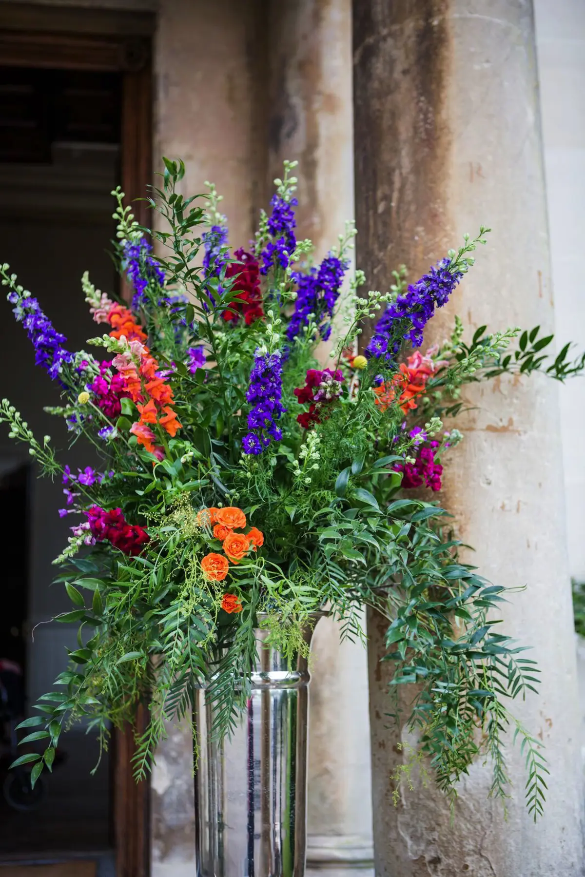 Cris Matthews Purple Flowers Wedding Trends