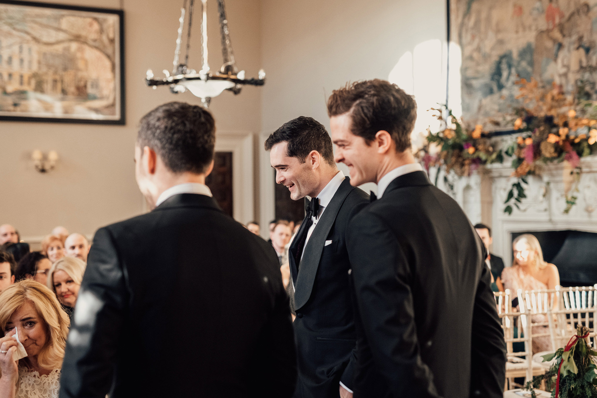 Black Tie Christmas Wedding