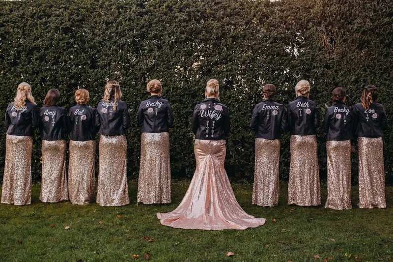 Handpainted Leather Jackets Wedding