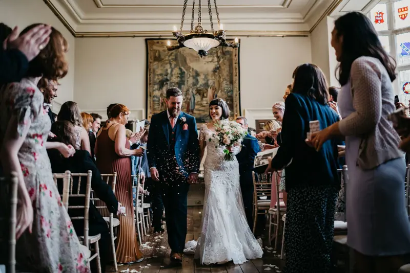 Bride Groom Confetti Shots
