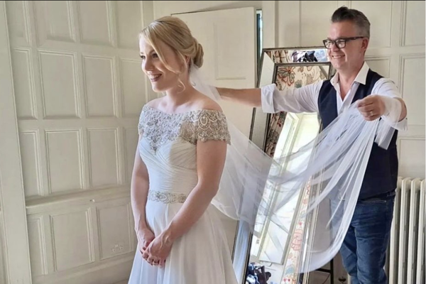bridal hair by celebrity stylist