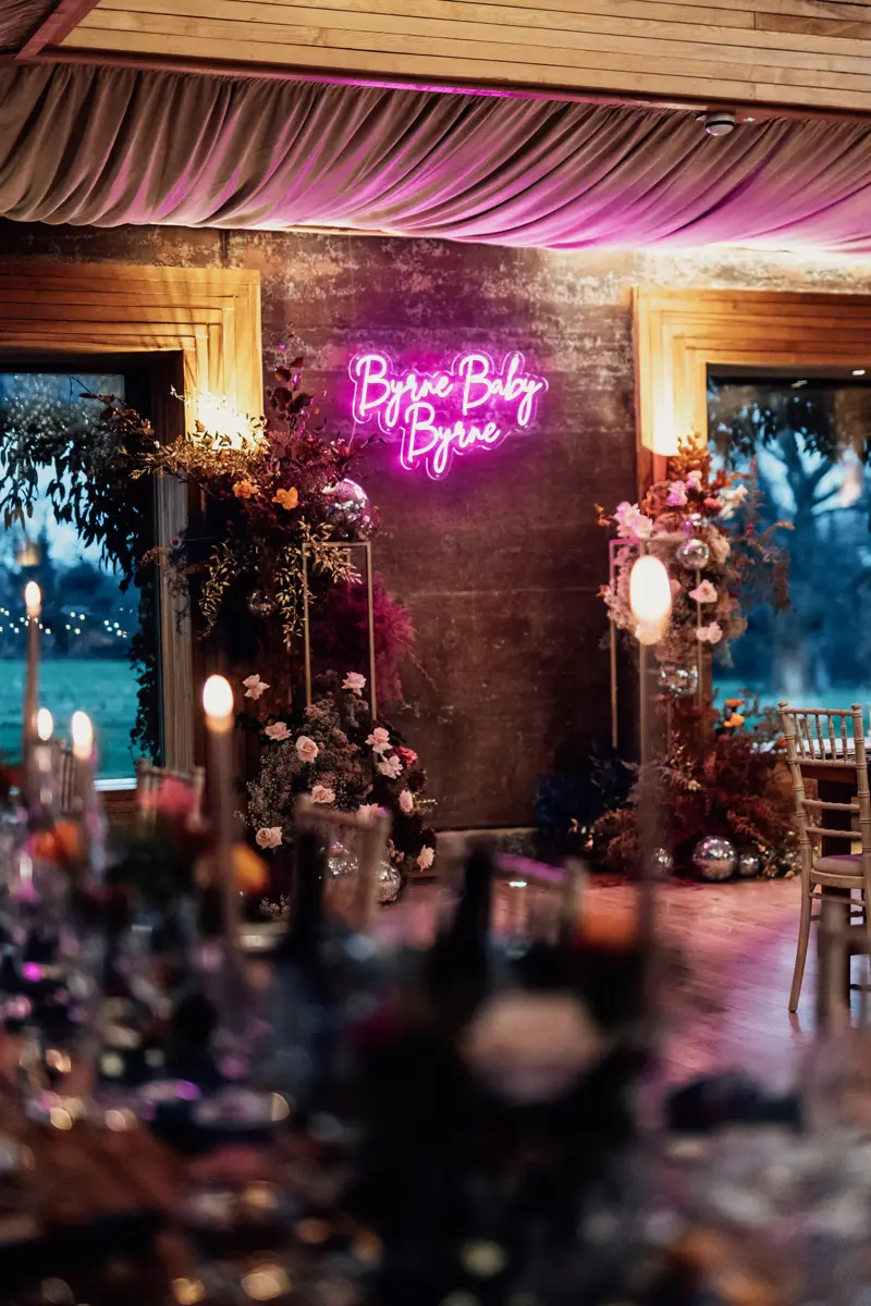 Winter Wedding Reception