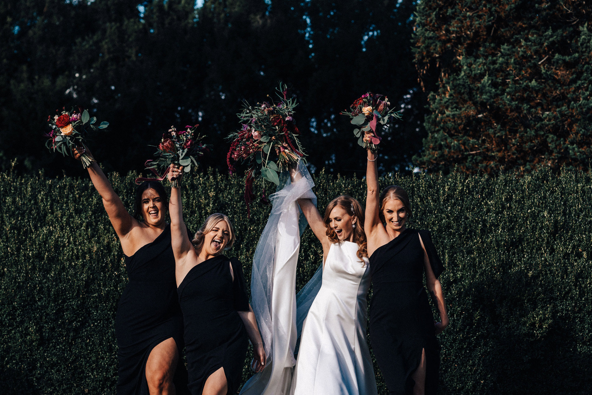 Black Bridesmaids Dresses2