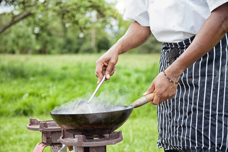 Outdoor Food Weddings